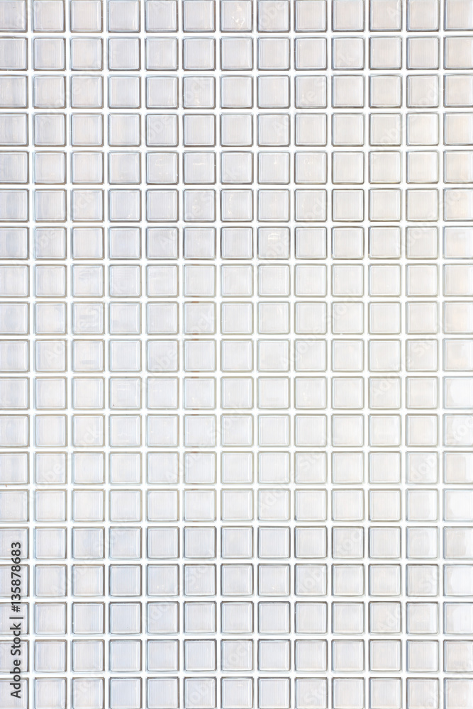 Glass block wall seamless background and pattern