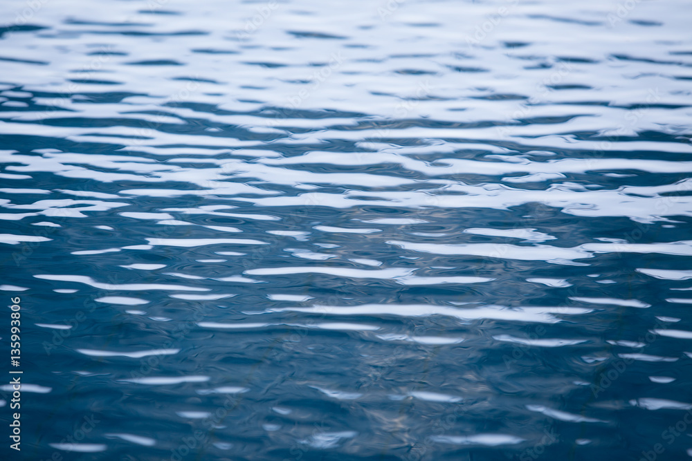 Blue water abstract background