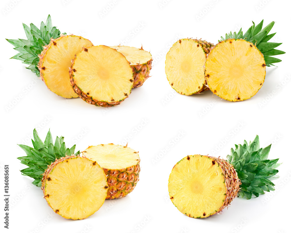 pineapple isolated on white