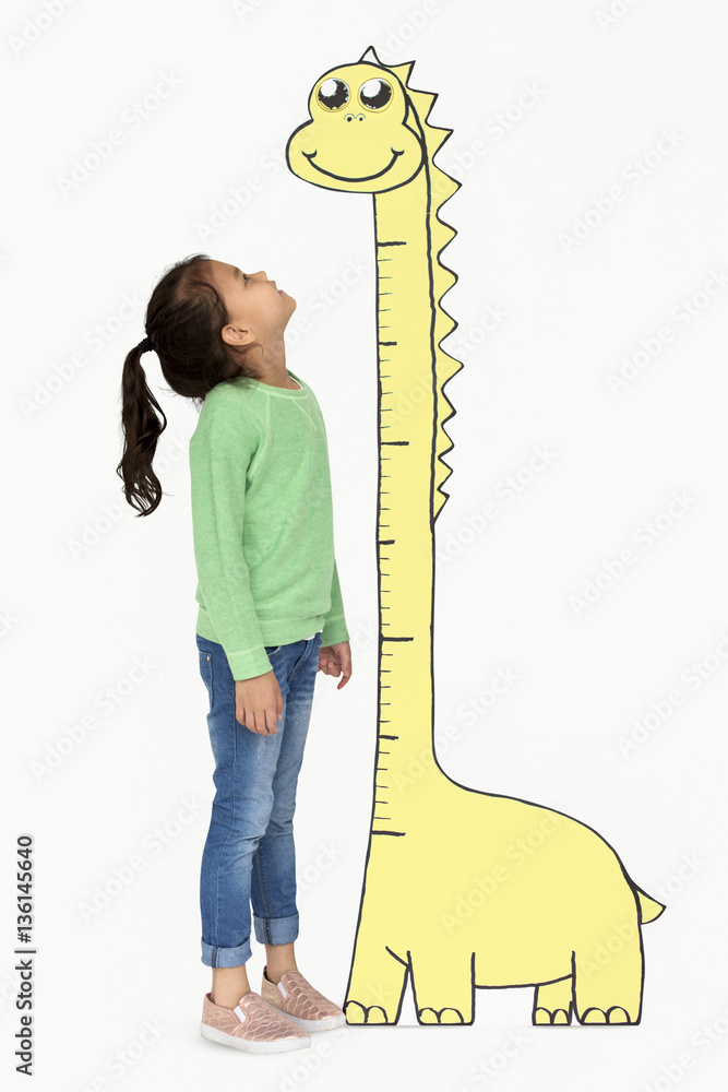 Tall Measure Height Child Growing Scale