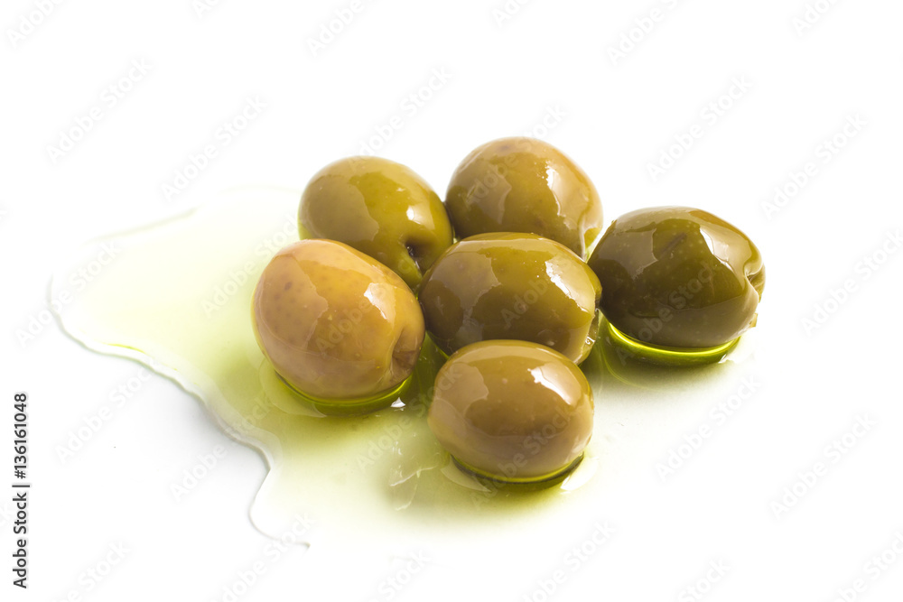 Green Olives and Oil