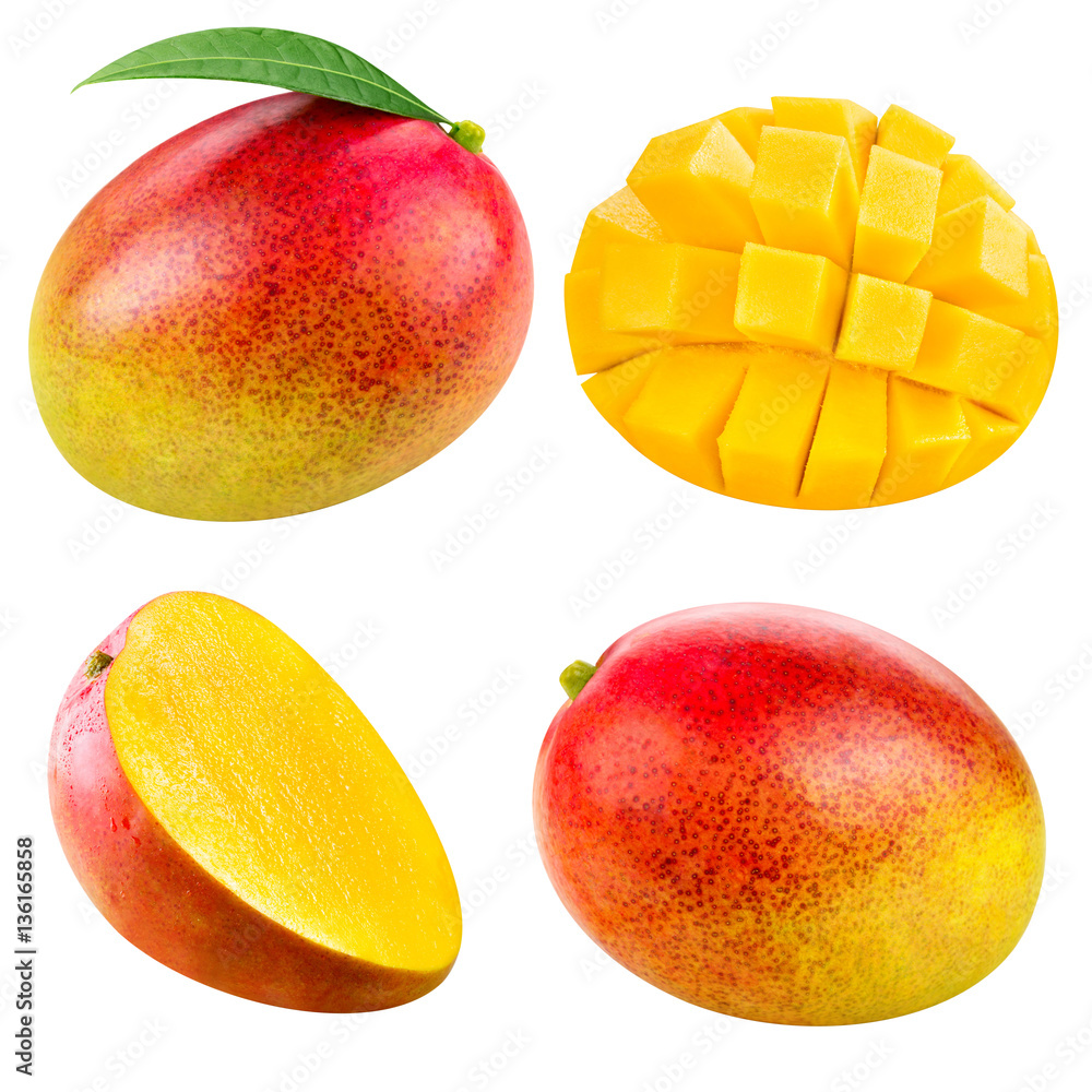 mango fruit isolated