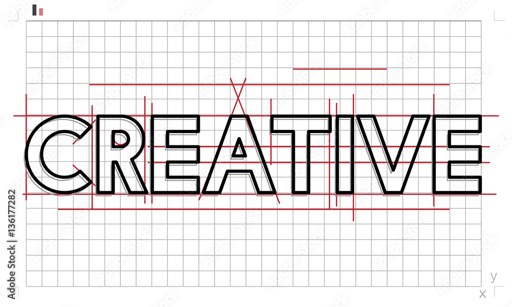 Creative Ideas Design Draft Graphic Concept