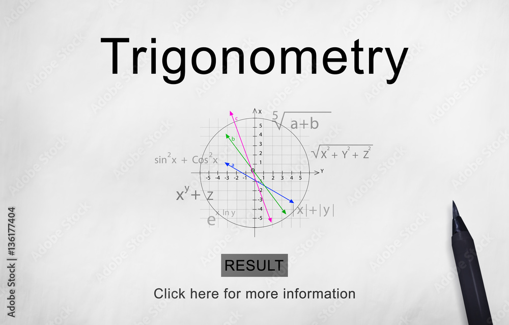 Trigonometry Algebra Equation Knowledge Learn Concept