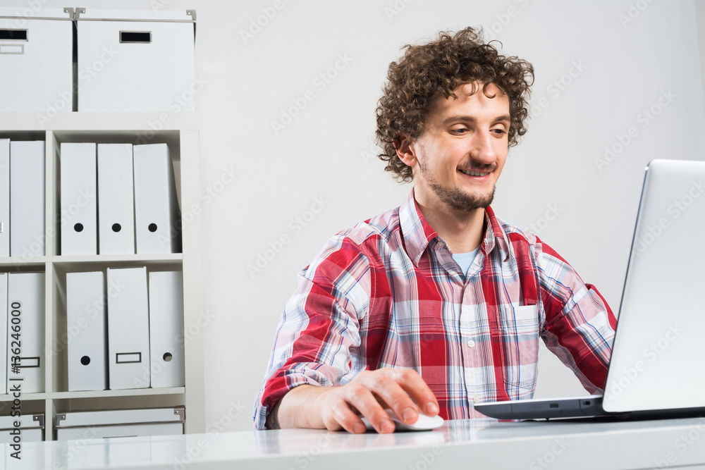 Man working in office