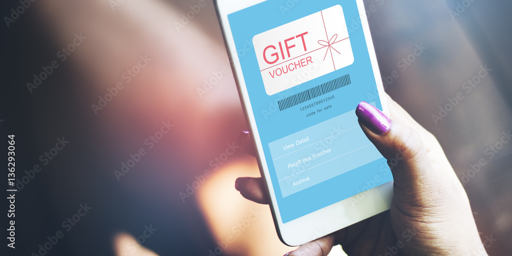 Gift Voucher Promo Code Concept