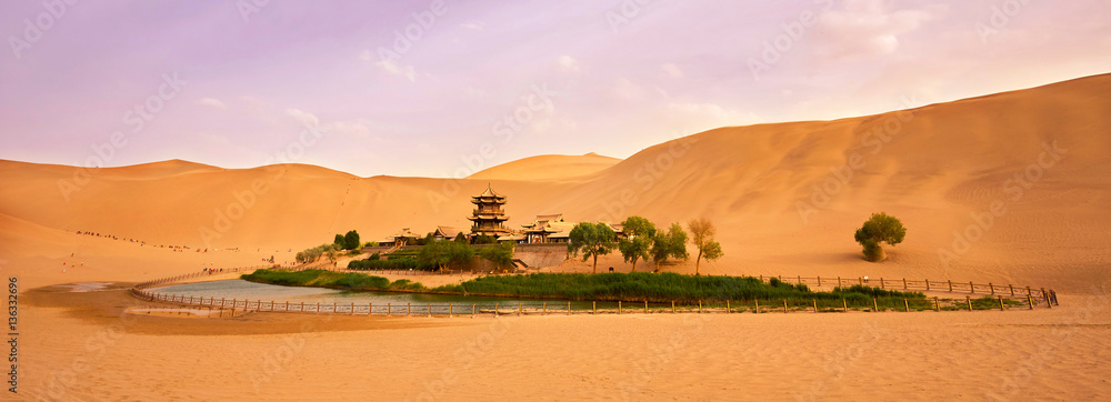 Dunhuang Crescent Moon Spring , China