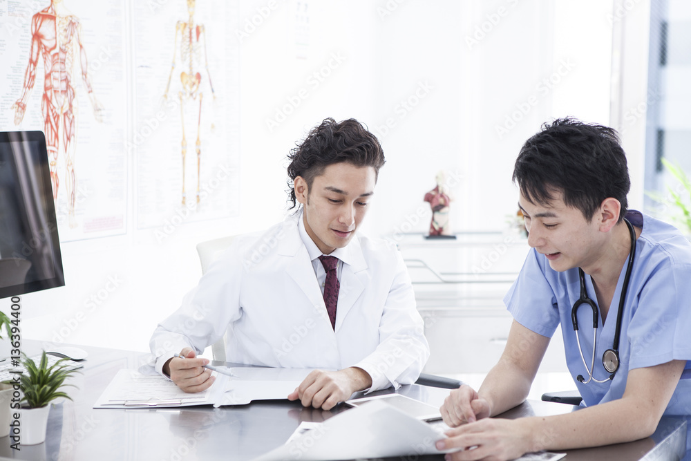 Young doctors are meeting