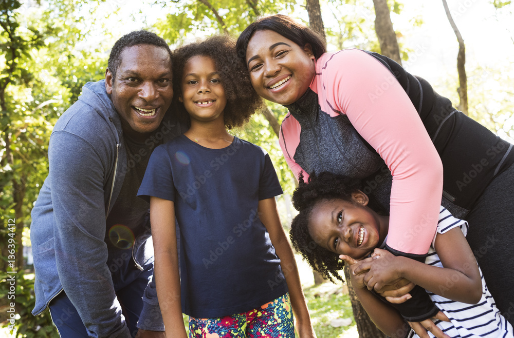 African Descent Family House Home Resting Living