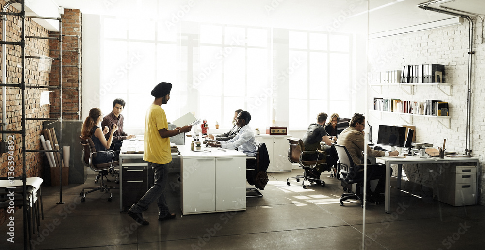 Business Team Working Office Worker Concept