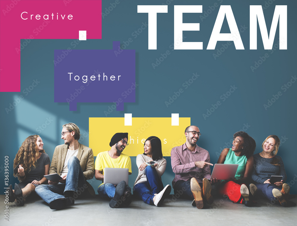 Team Work Peopel Together Concept