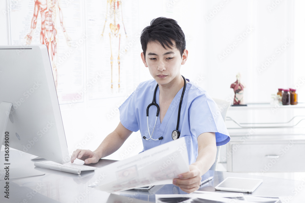 Young male doctor