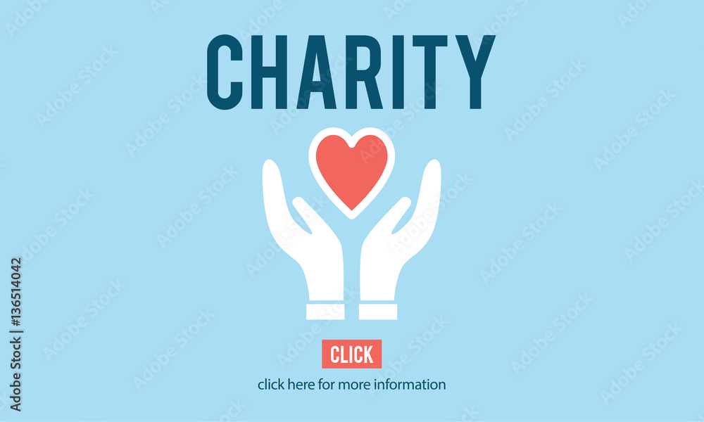 Charity Donation Help Support Charitable Assistance Concept