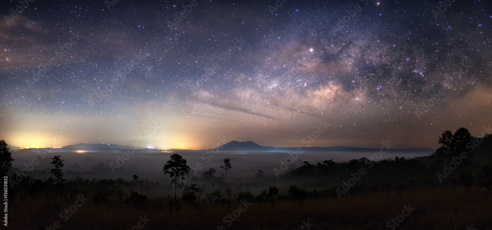 Panorama milky way