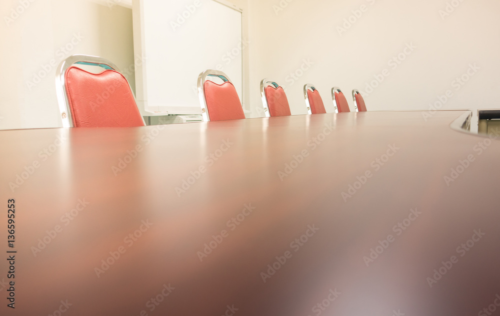 Meeting room with white board