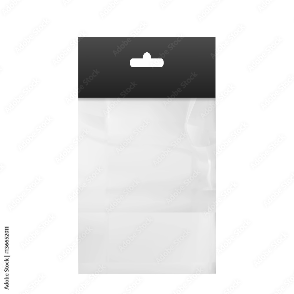 Empty Transparent Plastic Pocket Bags