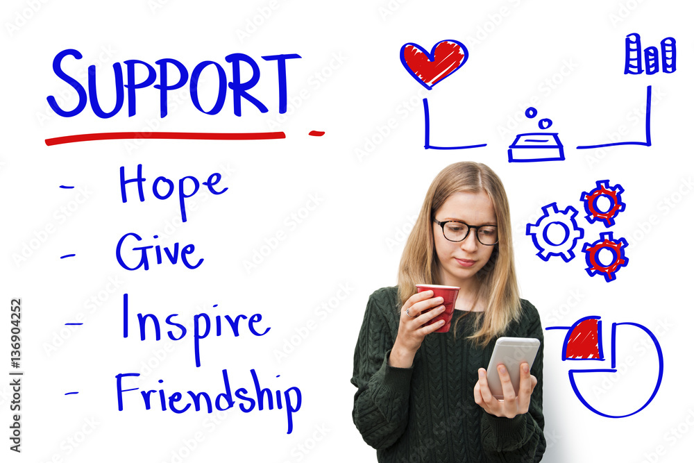 Support Care Assistance Help Concept