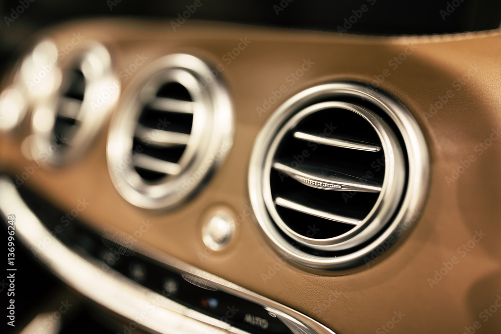 Luxury car dashboard