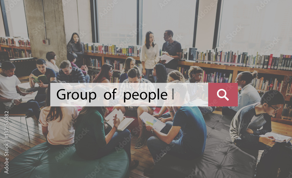 Group People Community Cooperation Corporate Concept