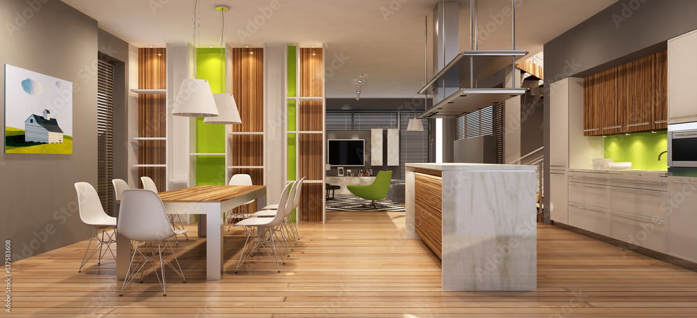 Modern house interior