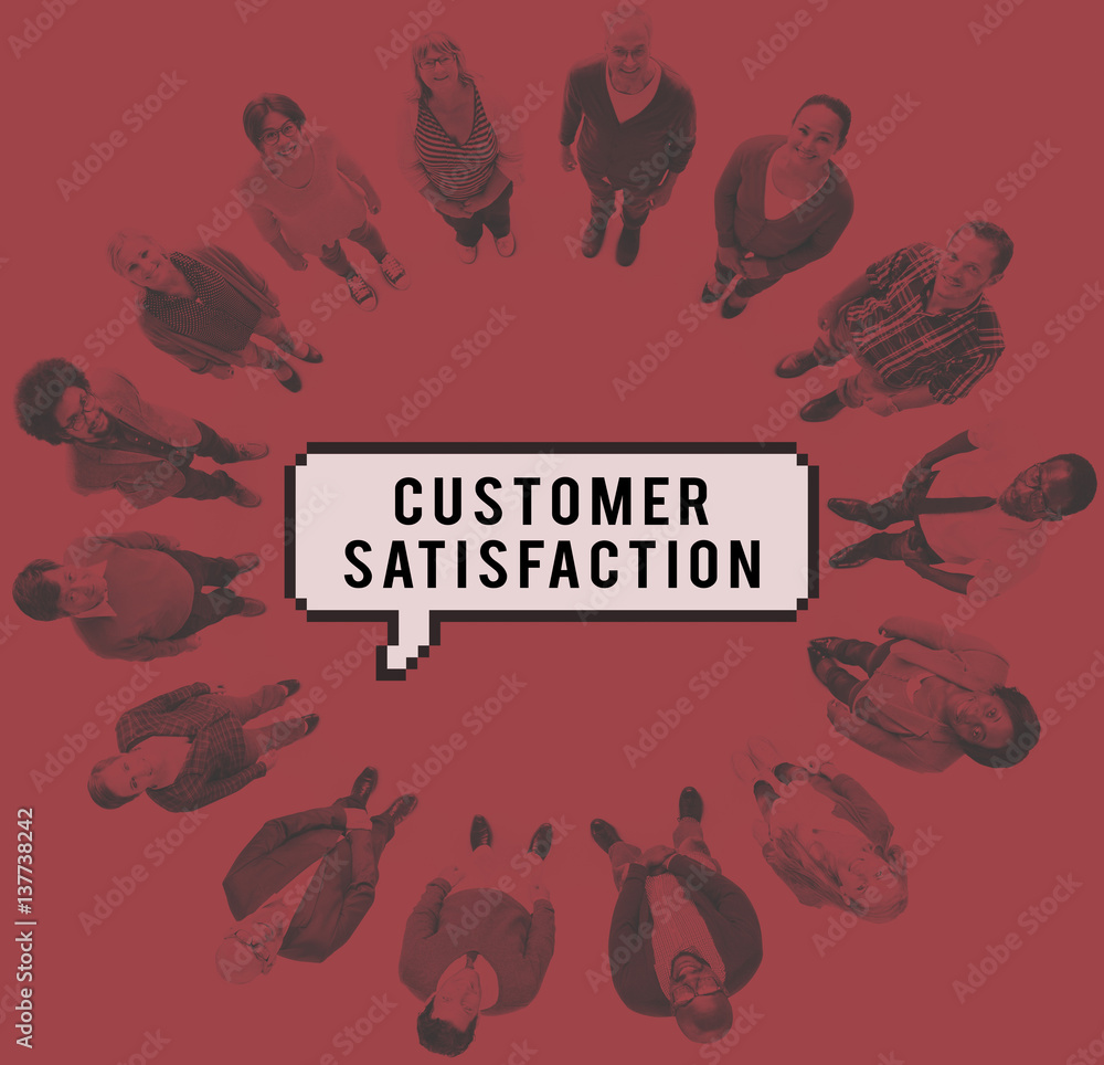 Customer Satisfaction Service Feedback Assistance Concept