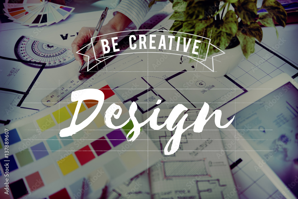 Design Be Creative Art Graphic Concept