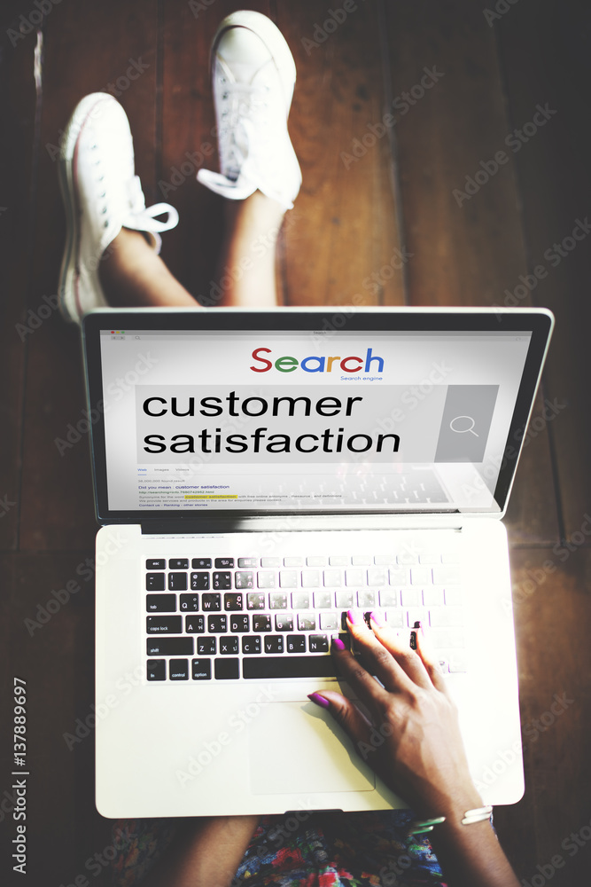 Customer Satisfaction Services Satisfied Concept