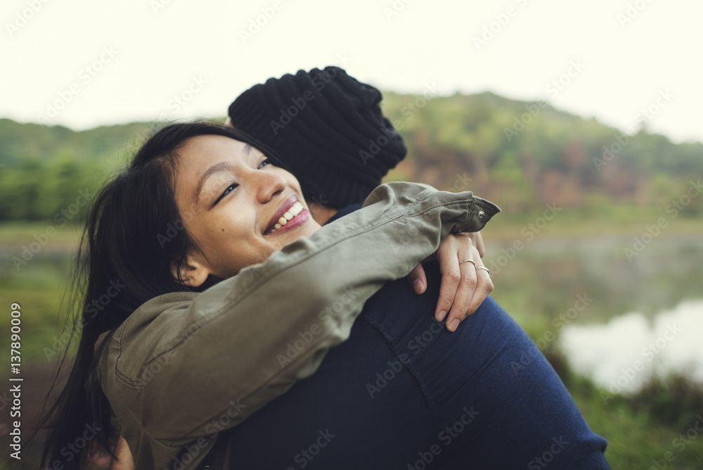 Couple Exploring Trip Holiday Concept