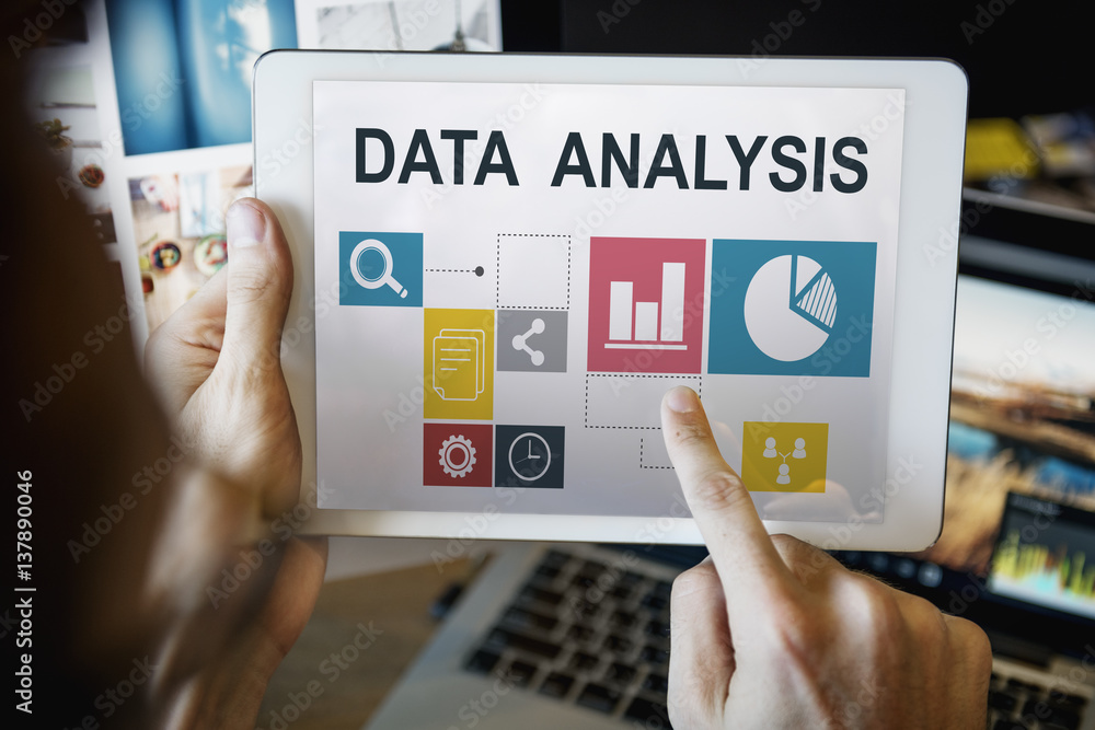 Business Data Analysis Presentation Information Concept