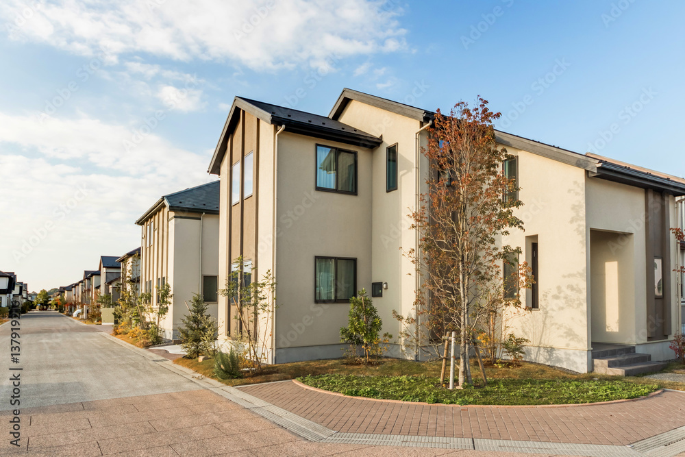 無人の住宅街　Uninhabited residential area Japan