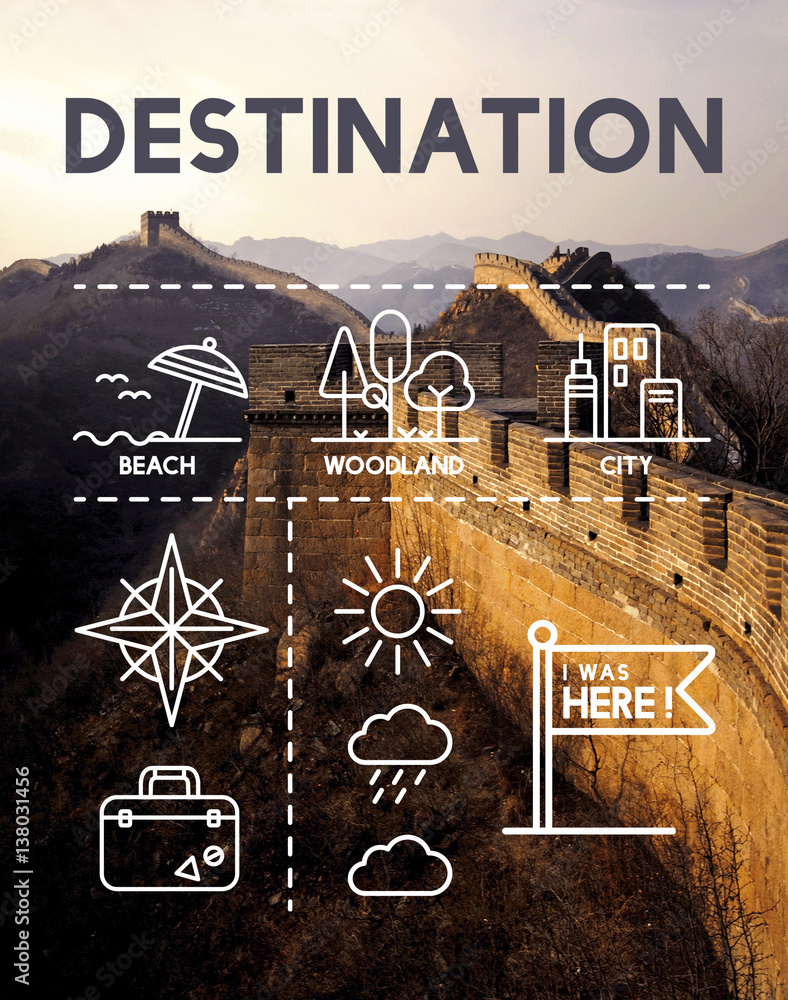 Location Mapping Journey Navigation Concept