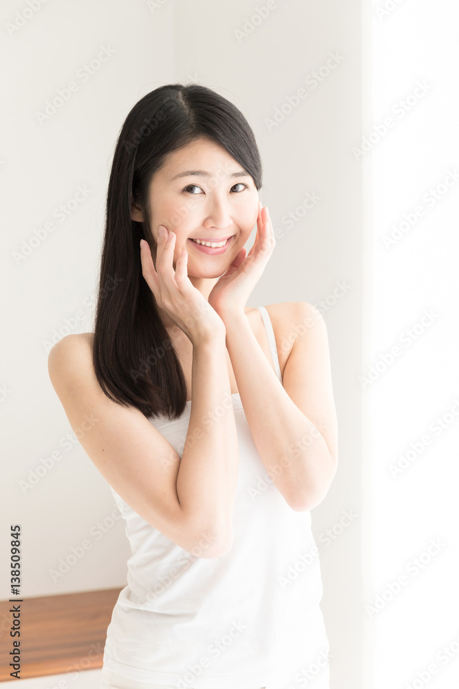 attractive asian woman beauty image