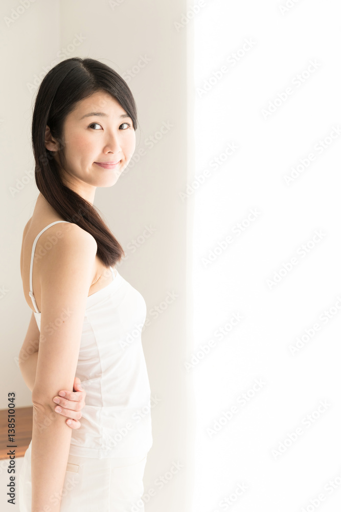 attractive asian woman beauty image