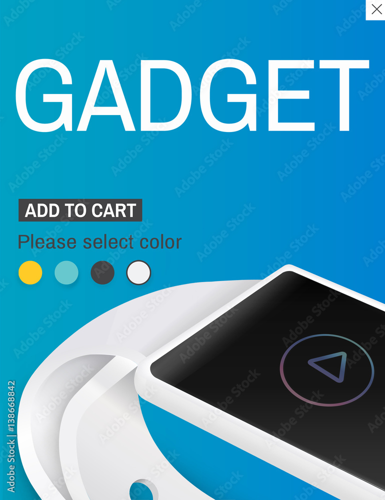 Smart Watch Gedget Invention Technology Concept