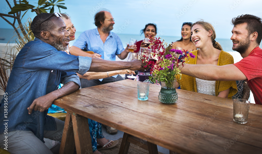 Group Of People Celebrating Concept