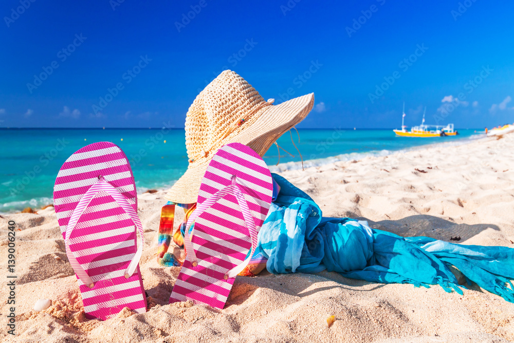 Holidays at the Caribbean beach of Mexico