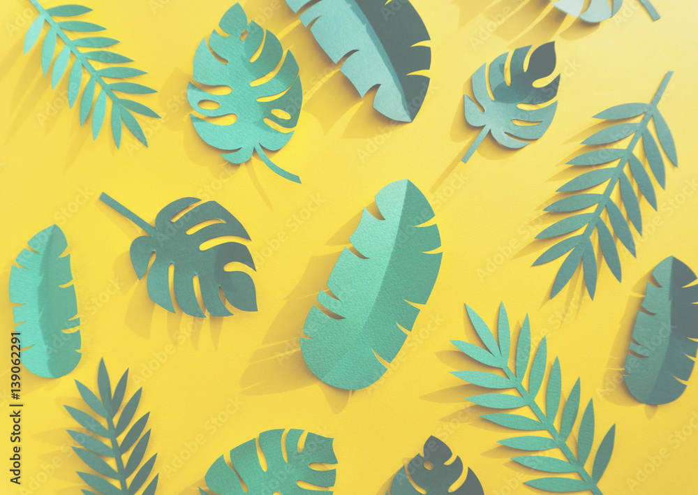 Tropical Handcrafted Papercraft Nature Petals