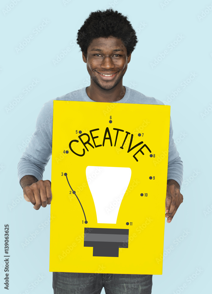 Idea Inspire Creativity Light Bulb Graphic Icon