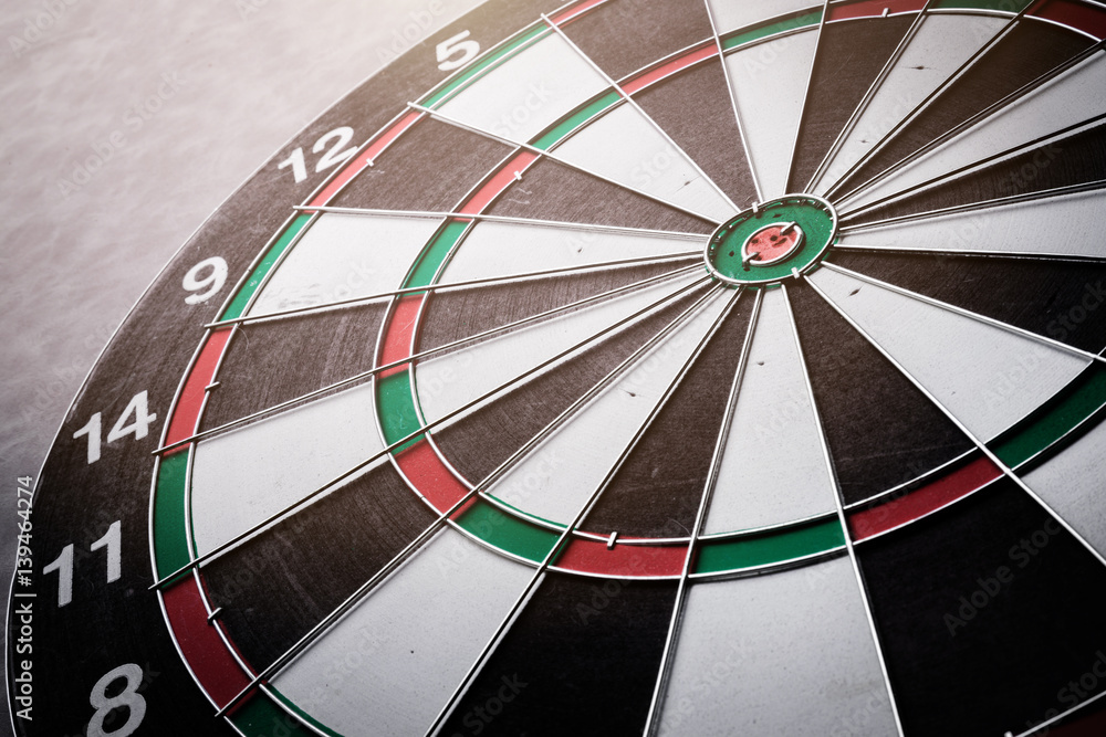 dartboard business stretegy ideas concept