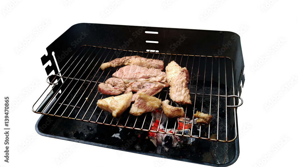 barbecue isolated on white background