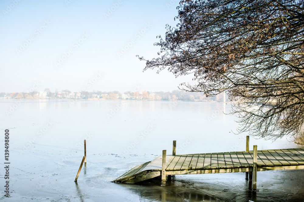 Alster lake, Hamburg