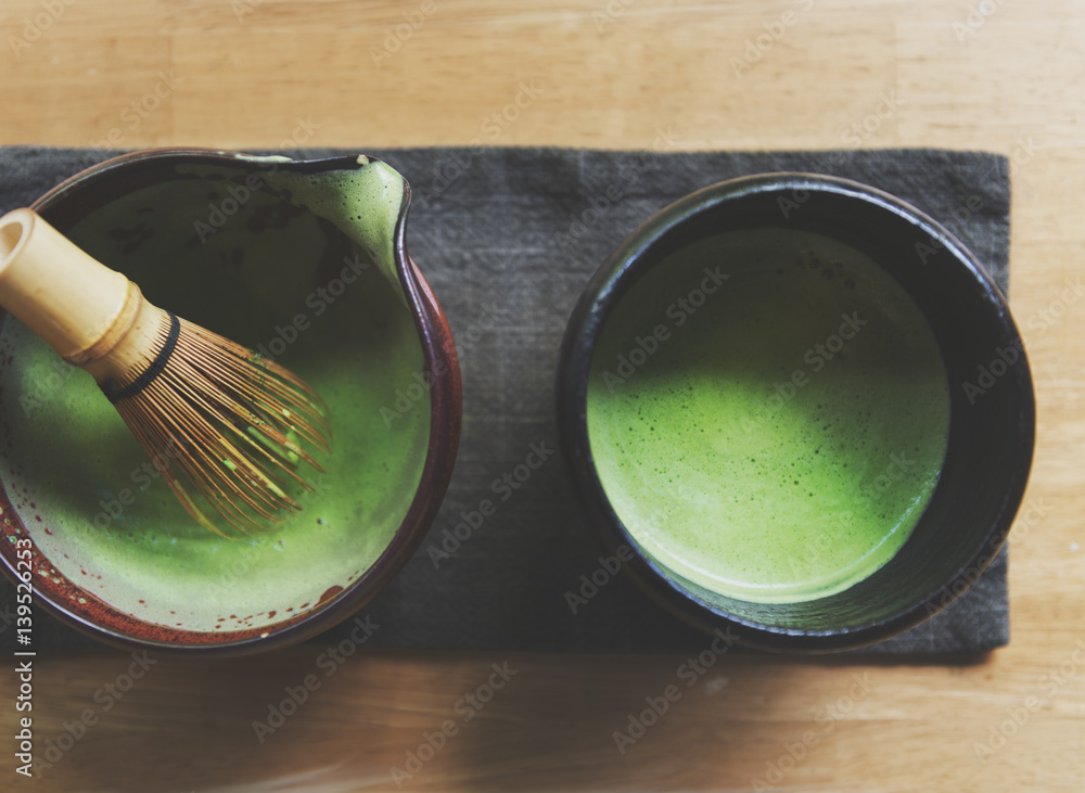 Japanese Matcha Tranditional Culture Concept