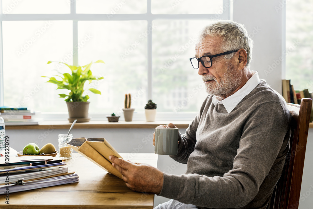 Coffee Break Reading Travel Book Lifestyle Concept