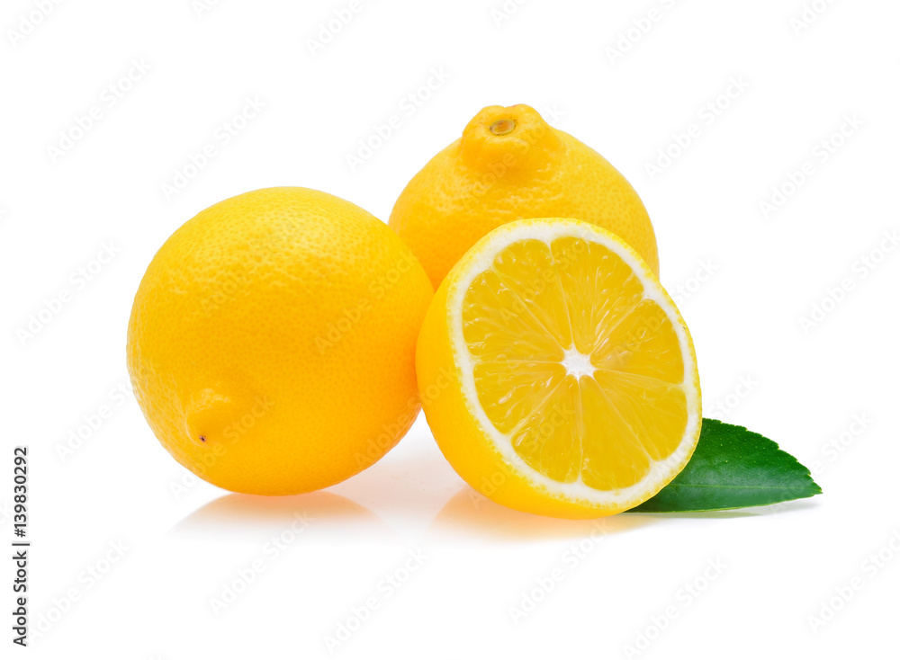 lemon isolated on white background