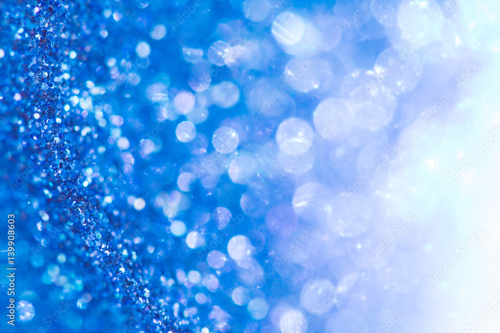 abstract Blue bokeh background