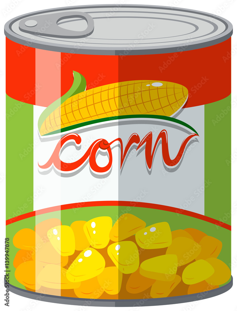 Sweet corn in can