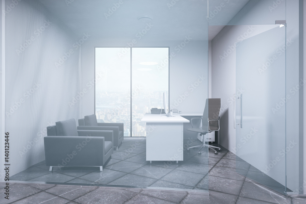 Minimalistic office interior