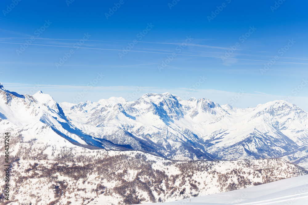 雪山美景