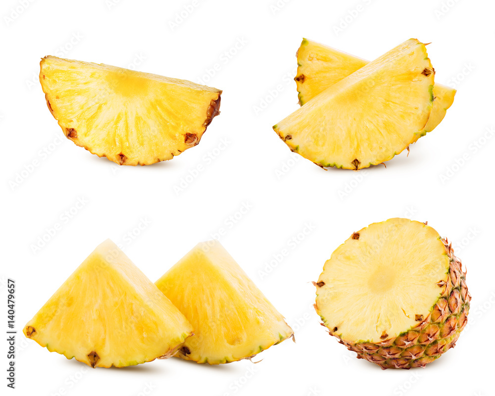 pineapple isolated on white