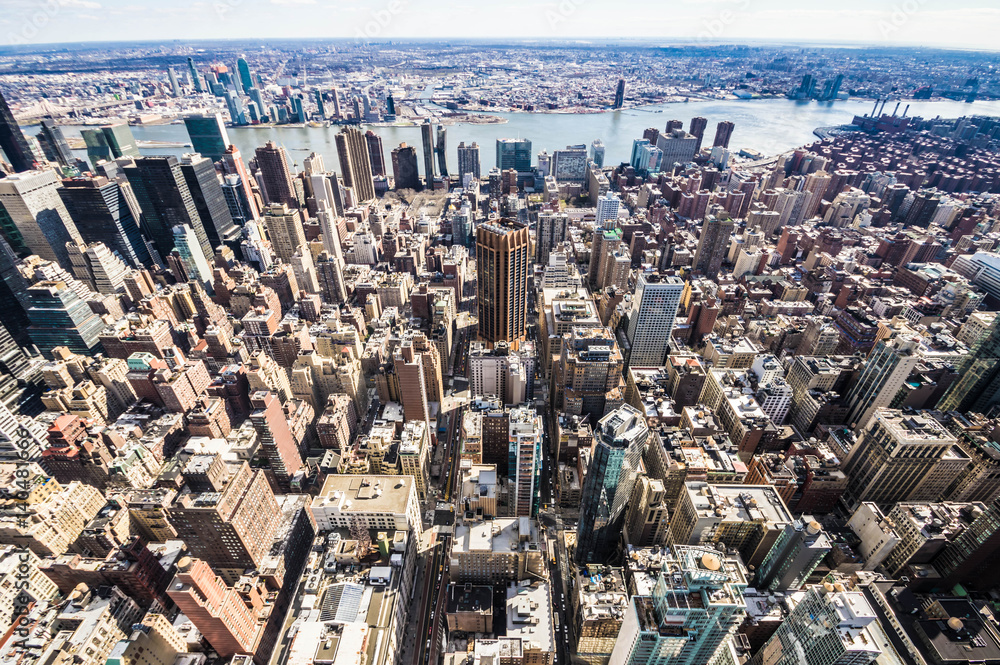 Aerial view of New York, Manhattan